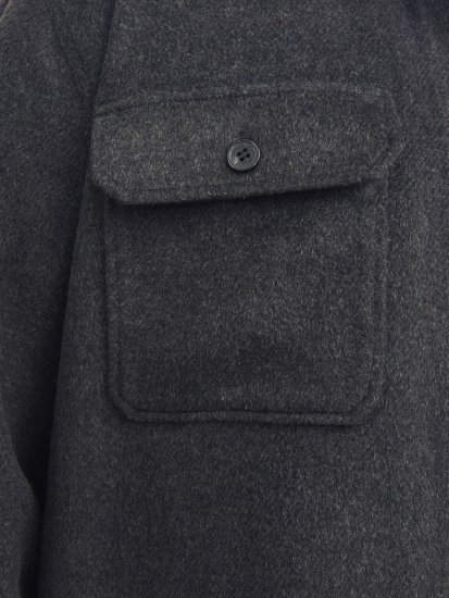 Jack & Jones BRADLEY OLLIE Overshirt LS Black - Marškiniai - Marškiniai - 2XL-8XL