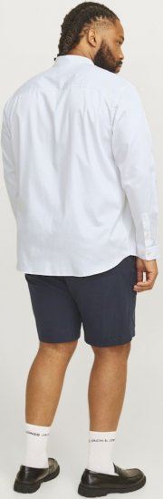 Jack & Jones ARMA LS Shirt White - Marškiniai - Marškiniai - 2XL-8XL