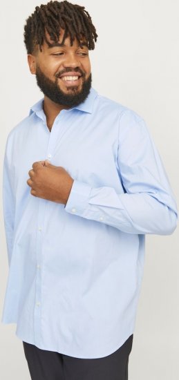 Jack & Jones ARMA LS Shirt Cashmere Blue - Marškiniai - Marškiniai - 2XL-8XL