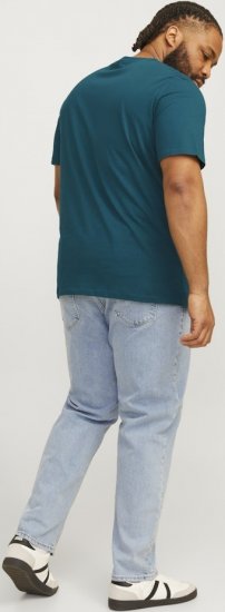 Jack & Jones CORP Logo Play 5 T-Shirt Deep Teal - Marškinėliai - Marškinėliai - 2XL-14XL