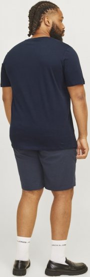 Jack & Jones CORP Logo Play 5 T-Shirt Navy Blazer - Marškinėliai - Marškinėliai - 2XL-14XL