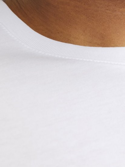 Jack & Jones CORP Logo Play 5 T-Shirt White - Marškinėliai - Marškinėliai - 2XL-14XL