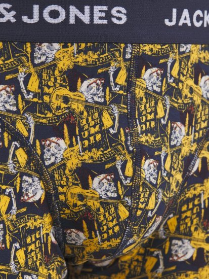 Jack & Jones SKULLROCK Trunks 3-Pack Navy Blazer - Apatinis trikotažas ir plaukimo apranga - Apatinis trikotažas - 2XL-8XL