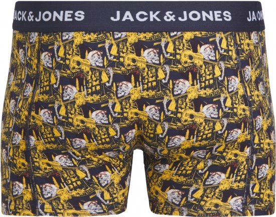 Jack & Jones SKULLROCK Trunks 3-Pack Navy Blazer - Apatinis trikotažas ir plaukimo apranga - Apatinis trikotažas - 2XL-8XL