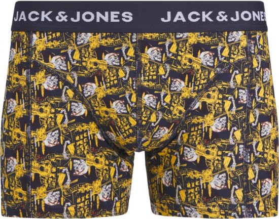 Jack & Jones SKULLROCK Trunks 3-Pack Navy Blazer - Apatinis trikotažas ir plaukimo apranga - Apatinis trikotažas - 2XL-8XL