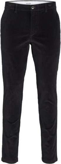 Jack & Jones MARCO Corduroy Chinos Pants Black - Džinsai ir kelnės - Džinsai ir Kelnės - W40-W70