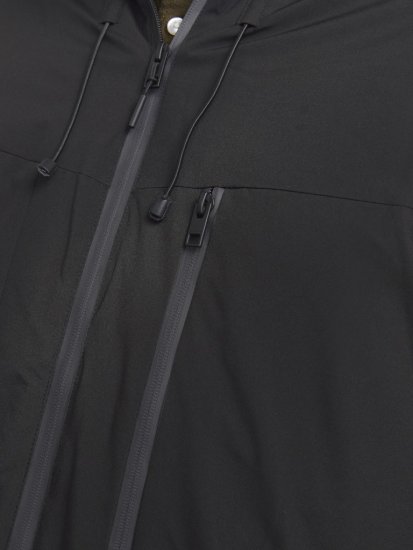 Jack & Jones PAYNE Windproof Parka Black - Didelės vyriškos striukės - Didelės vyriškos striukės