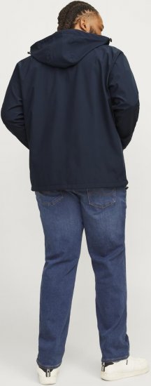 Jack & Jones JJTAYLOR Softshell Jacket Navy Blazer - Didelės vyriškos striukės - Didelės vyriškos striukės