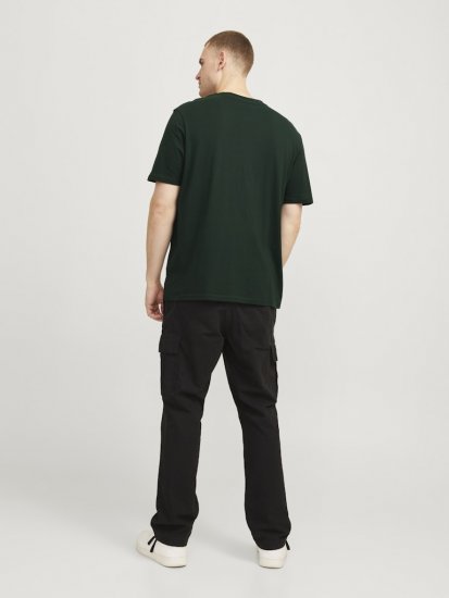 Jack & Jones XMAS Christmas Skull T-Shirt Dark Slate Grey - Marškinėliai - Marškinėliai - 2XL-14XL