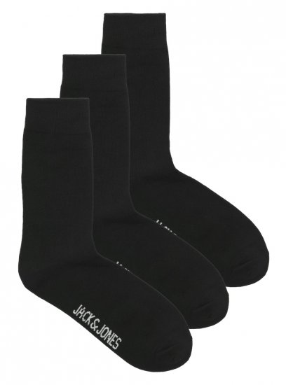Jack & Jones RAFAEL Socks 3-Pack Black - Apatinis trikotažas ir Plaukimo apranga - Apatinis trikotažas - 2XL-8XL