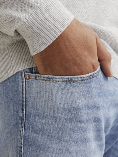 Jack & Jones GLENN CB 625 Jeans Blue Denim - Džinsai ir kelnės - Džinsai ir Kelnės - W40-W70