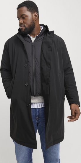 Jack & Jones REMY Windproof Water-resistant Softshell Jacket Black - Didelės vyriškos striukės - Didelės vyriškos striukės