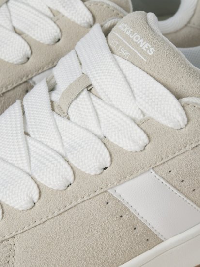 Jack & Jones Miles SYN Suede Sneakers Beige - Vyriški batai 40-52 - 