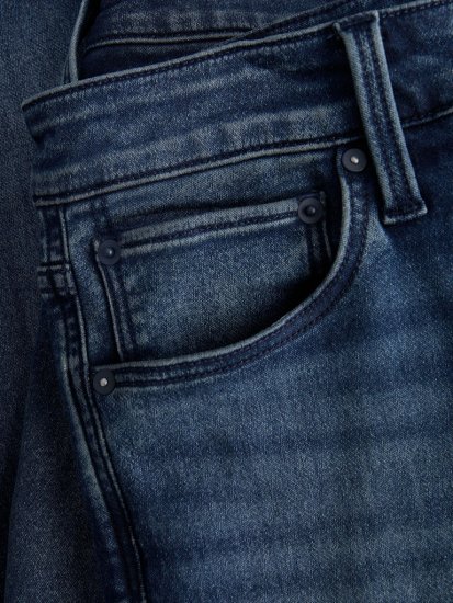 Jack & Jones Glenn Icon SQ 422 Jeans Blue Denim - Džinsai ir kelnės - Džinsai ir Kelnės - W40-W70