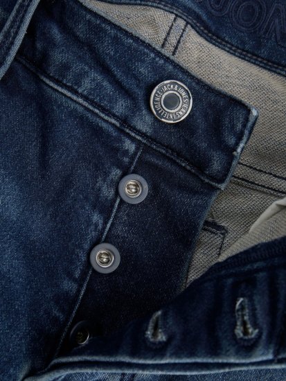 Jack & Jones Glenn Icon SQ 422 Jeans Blue Denim - Džinsai ir kelnės - Džinsai ir Kelnės - W40-W70