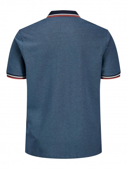 Jack & Jones Paulos Polo Denim Blue - Polo marškinėliai - Polo marškinėliai - 2XL-8XL