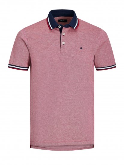 Jack & Jones Paulos Polo Rio Red - Polo marškinėliai - Polo marškinėliai - 2XL-8XL