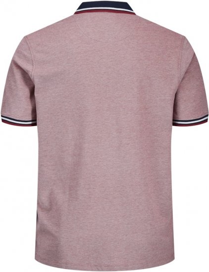 Jack & Jones PAULOS Short Sleeve Polo Rio Red/PS - Polo marškinėliai - Polo marškinėliai - 2XL-8XL