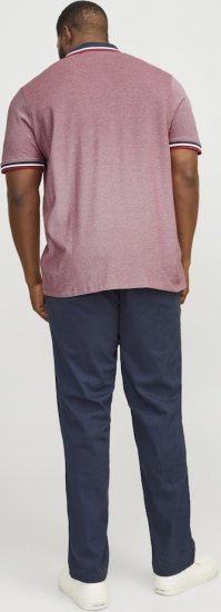 Jack & Jones PAULOS Short Sleeve Polo Rio Red/PS - Polo marškinėliai - Polo marškinėliai - 2XL-8XL