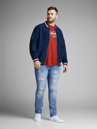 Jack & Jones Liam Jeans Blue Denim - Džinsai ir kelnės - Džinsai ir Kelnės - W40-W70