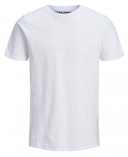 Jack & Jones Organic Basic T-shirt White - Marškinėliai - Marškinėliai - 2XL-14XL