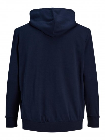 Jack & Jones Basic Sweat Zip Hood Navy Blazer - Megztiniai ir džemperiai - Megztiniai ir Džemperiai - 2XL-14XL