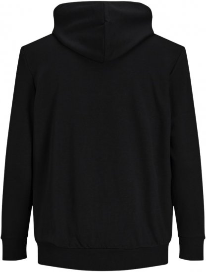 Jack & Jones Basic Sweat Zip Hood Black - Megztiniai ir džemperiai - Megztiniai ir Džemperiai - 2XL-14XL