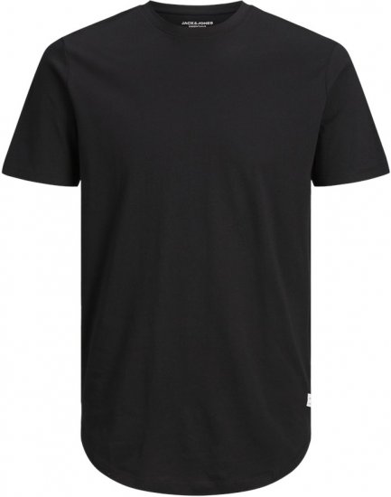 Jack & Jones NOA Crew Neck T-Shirt Black - Marškinėliai - Marškinėliai - 2XL-14XL