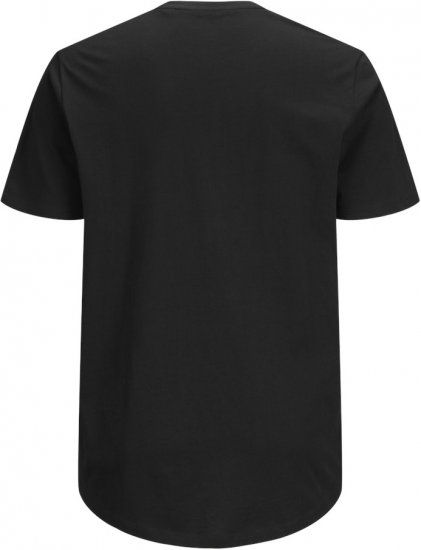 Jack & Jones NOA Crew Neck T-Shirt Black - Marškinėliai - Marškinėliai - 2XL-14XL