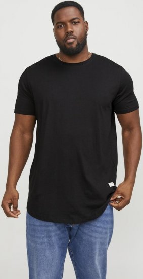 Jack & Jones NOA Crew Neck T-Shirt Black - Marškinėliai - Marškinėliai - 2XL-14XL