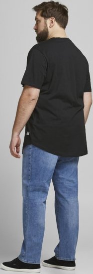 Jack & Jones NOA Crew Neck T-Shirt Black - Marškinėliai - Marškinėliai - 2XL-14XL
