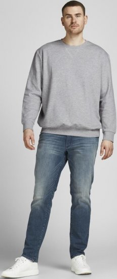 Jack & Jones Basic Sweatshirt Light Grey Melange - Megztiniai ir džemperiai - Megztiniai ir Džemperiai - 2XL-14XL