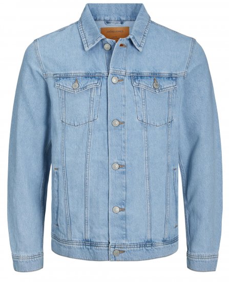 Jack & Jones JJIJEAN Denim jacket Blue Denim - Didelės vyriškos striukės - Didelės vyriškos striukės