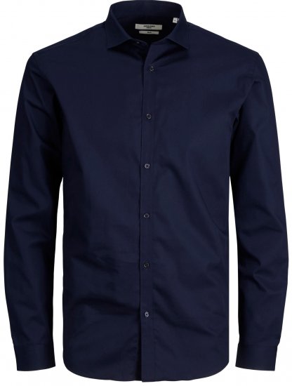Jack & Jones CARDIFF Dress Shirt Navy - Marškiniai - Marškiniai - 2XL-8XL