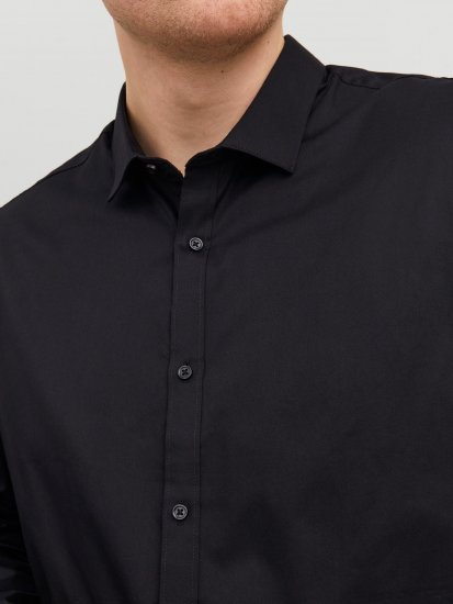 Jack & Jones CARDIFF Dress Shirt Black - Marškiniai - Marškiniai - 2XL-8XL