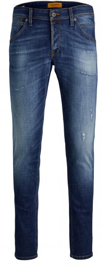 Jack & Jones GLENN FOX GE 348 Jeans Blue Denim - Džinsai ir kelnės - Džinsai ir Kelnės - W40-W70