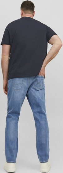 Jack & Jones STAR T-Shirt Dark Navy - Marškinėliai - Marškinėliai - 2XL-14XL