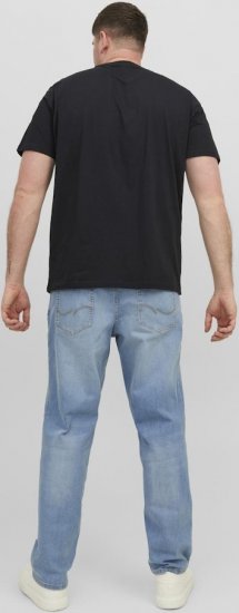Jack & Jones STAR T-Shirt Black - Marškinėliai - Marškinėliai - 2XL-14XL