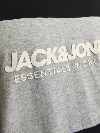 Jack & Jones LEGACY BLOCKING T-Shirt Black - Marškinėliai - Marškinėliai - 2XL-14XL