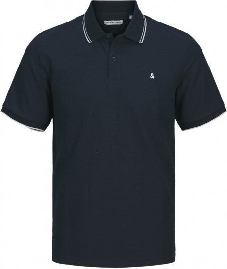 Jack & Jones AUSTIN PLAY Polo Dark Blue - Polo marškinėliai - Polo marškinėliai - 2XL-8XL