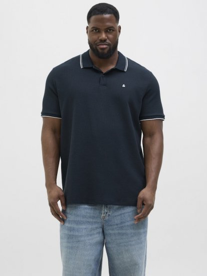 Jack & Jones AUSTIN PLAY Polo Dark Blue - Polo marškinėliai - Polo marškinėliai - 2XL-8XL