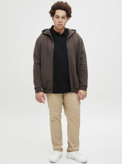 Jack & Jones AUSTIN CLASSIC Polo Black - Polo marškinėliai - Polo marškinėliai - 2XL-8XL