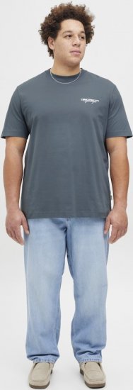 Jack & Jones Lington Crew Neck T-Shirt Grey - Marškinėliai - Marškinėliai - 2XL-14XL