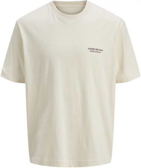 Jack & Jones Lington Crew Neck T-Shirt White - Marškinėliai - Marškinėliai - 2XL-14XL