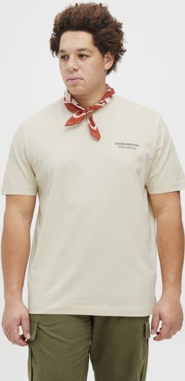 Jack & Jones Lington Crew Neck T-Shirt White - Marškinėliai - Marškinėliai - 2XL-14XL