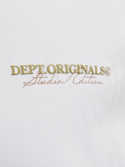 Jack & Jones Lington Crew Neck T-Shirt Bright White - Marškinėliai - Marškinėliai - 2XL-14XL