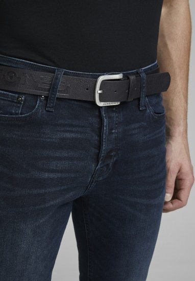 Jack & Jones HARRY Belt Black - Diržai - Didelių dydžių diržai - W40-W70/2XL-8XL