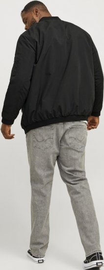 Jack & Jones RUSH Bomber Jacket Black - Didelės vyriškos striukės - Didelės vyriškos striukės