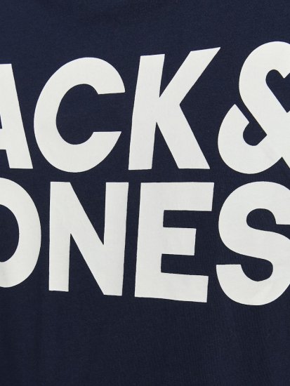 Jack & Jones CORP Logo T-Shirt Navy Blazer - Marškinėliai - Marškinėliai - 2XL-14XL