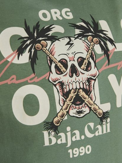 Jack & Jones Summerskull T-Shirt Sea Spray - Marškinėliai - Marškinėliai - 2XL-14XL